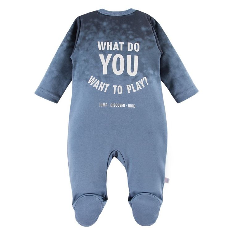 Pajac chłopięcy, niebieski, Jump, Eevi