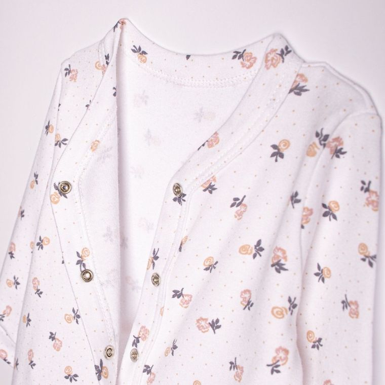 Pajac dziewczęcy, biały, Nicol