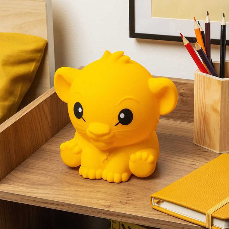 Paladone, Król Lew, Simba SquishyGlo, lampka nocna, silikonowa, 15 cm