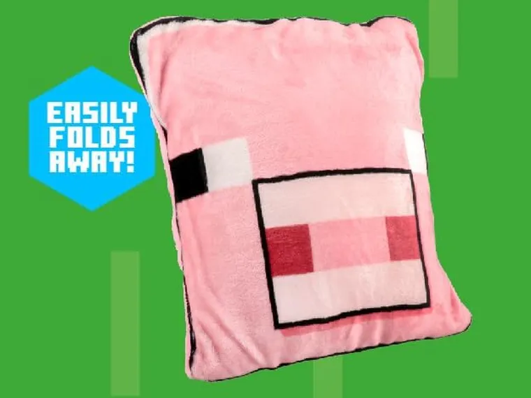 Paladone, Minecraft, koc z poduszką, Pig, 120-150 cm
