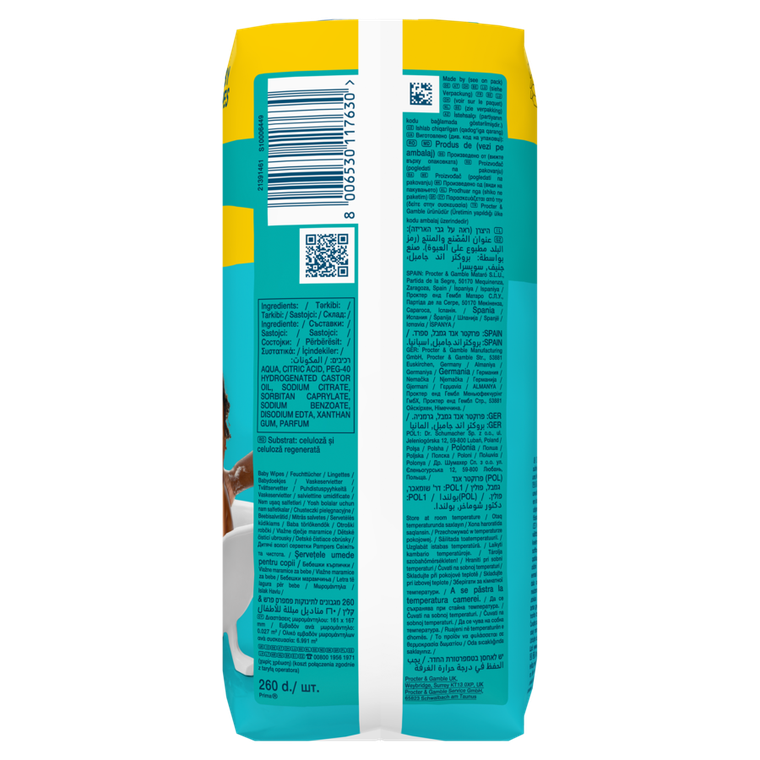 Pampers, Fresh Clean, chusteczki nawilżane dla dzieci, 5-52 szt.