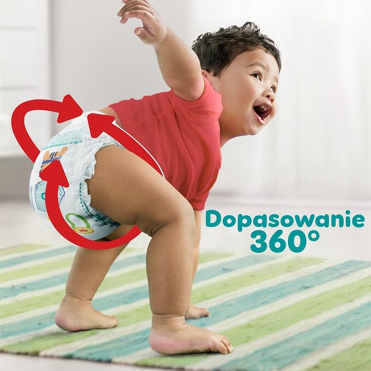 Pampers, Pants, pieluchomajtki, rozmiar 7, 17+ kg, 38 szt.