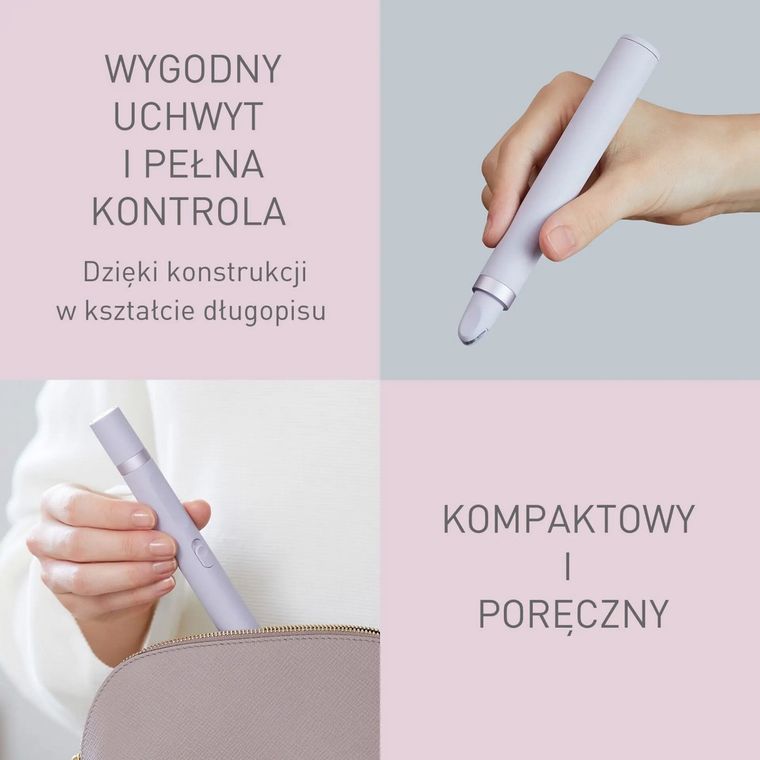 Panasonic, ES-EF10-V503, depilator akumulatorowy do brwi i twarzy, biały