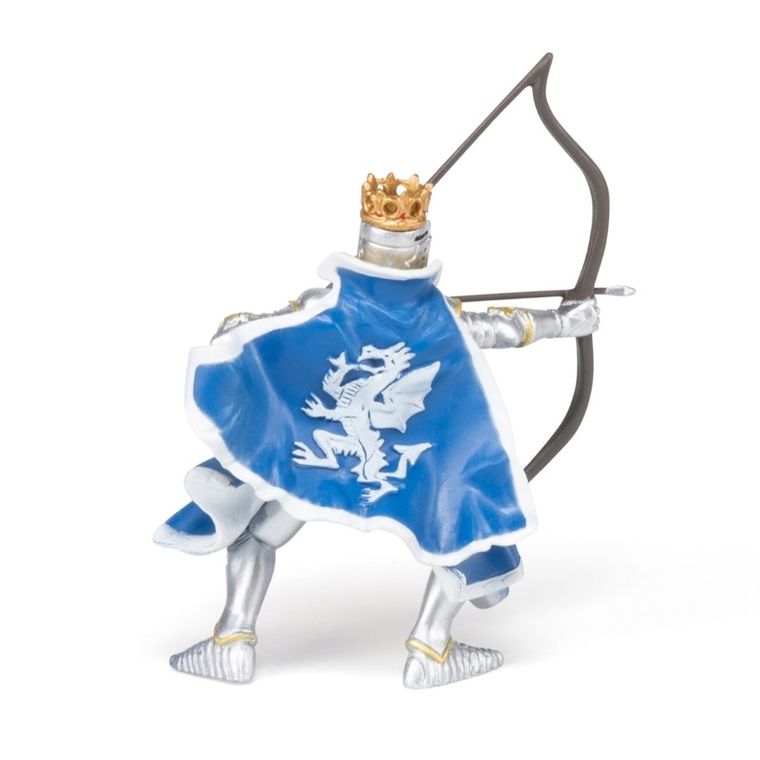 Papo, Król Smoka niebieski z łukiem, figurka