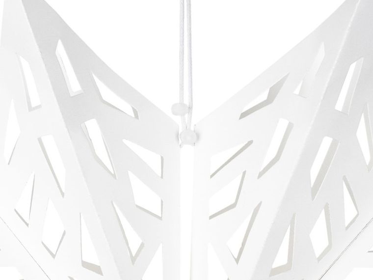 PartyDeco, gwiazda papierowa, biały, 50 cm