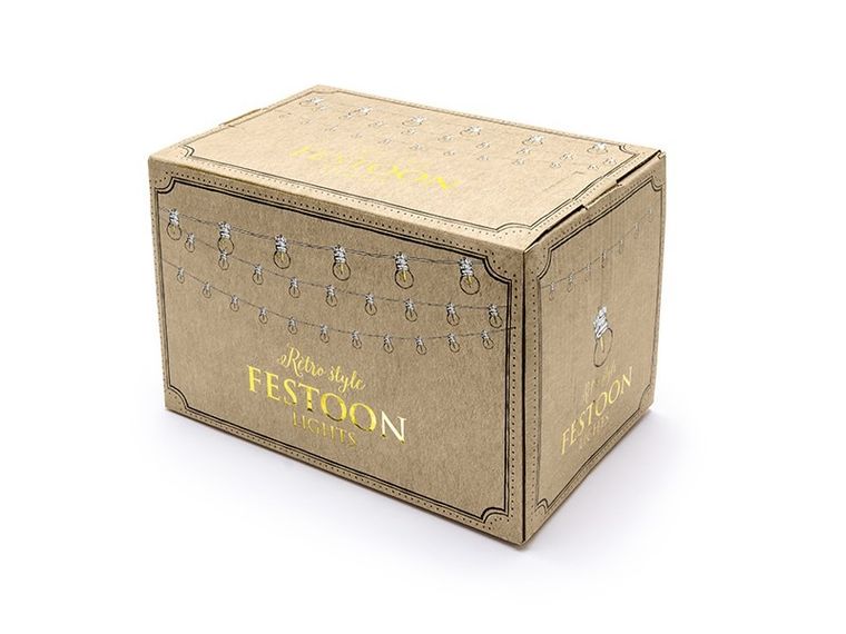 PartyDeco, lampki dekoracyjne led, biały, 5m