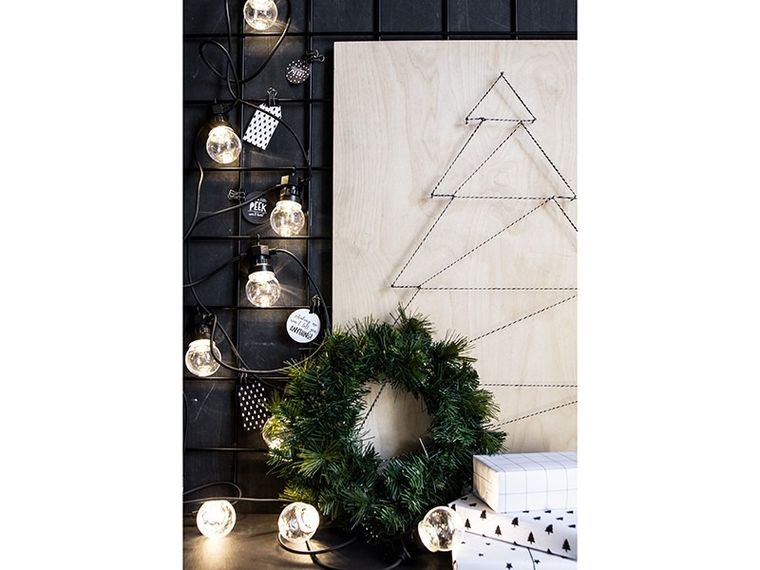 PartyDeco, lampki dekoracyjne led, czarny, 5 m