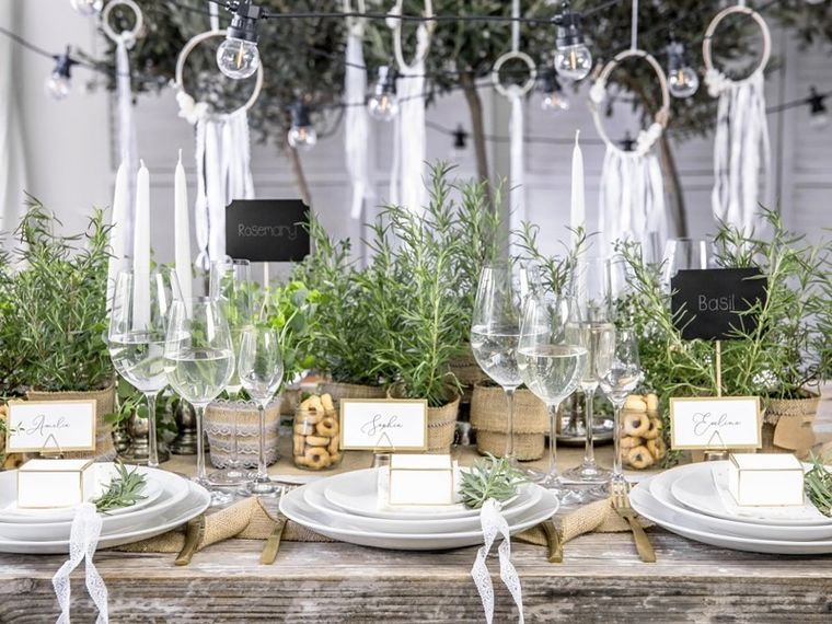 PartyDeco, ozdobne pudełeczka, biały, 6-3,5-5,5 cm, 10 szt.