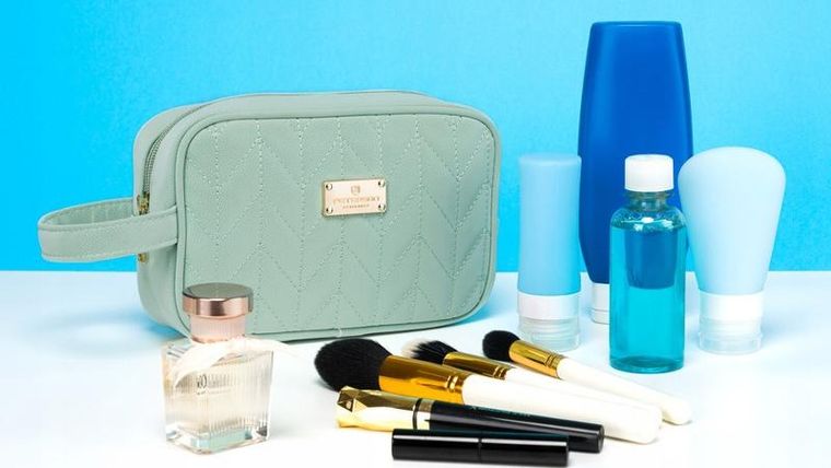 Peterson, kosmetyczka kompaktowa, miętowa