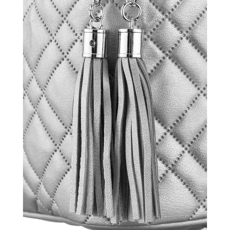 Peterson, kosmetyczka kuferek, srebrna