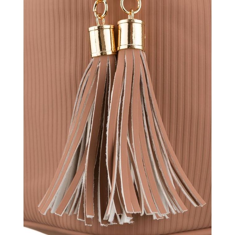 Peterson, kosmetyczka kuferek, tkanina syntetyczna, beżowa