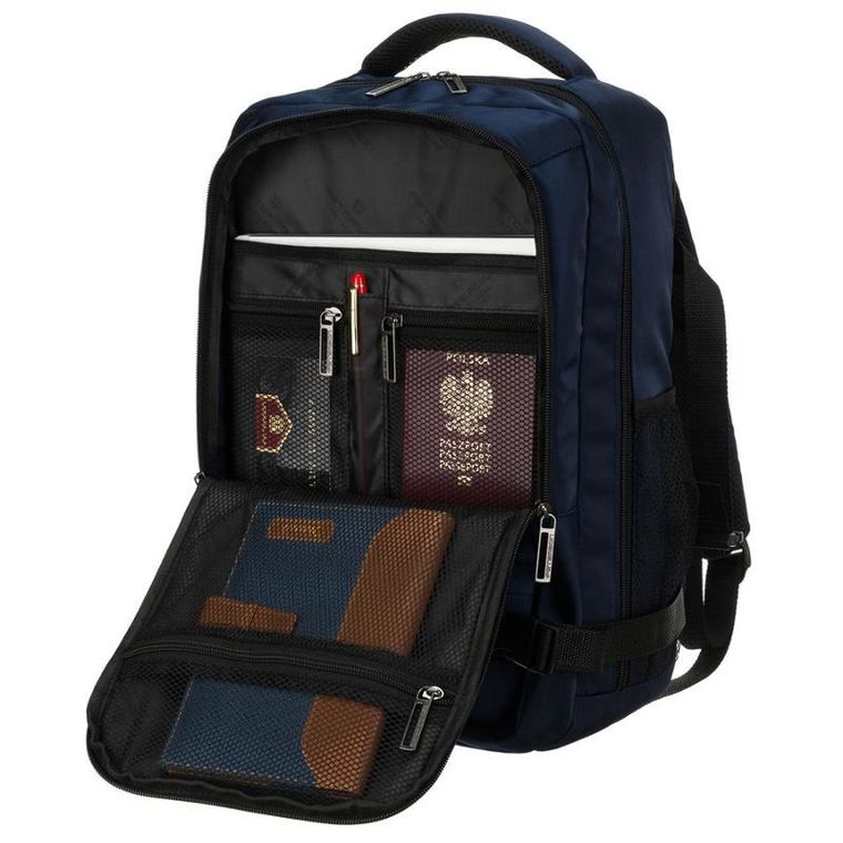 Peterson, plecak podróżny, dwukomorowy, granatowy
