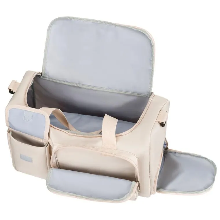 Peterson, sportowa torba podróżna, beżowa