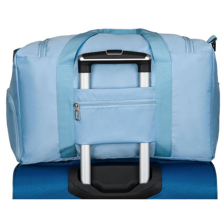 Peterson, sportowa torba podróżna z uchwytem na walizkę, błękitna