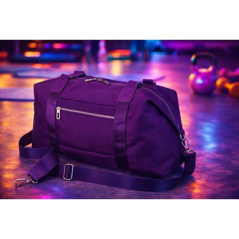 Peterson, torba sportowa, 1-komorowa, fioletowa