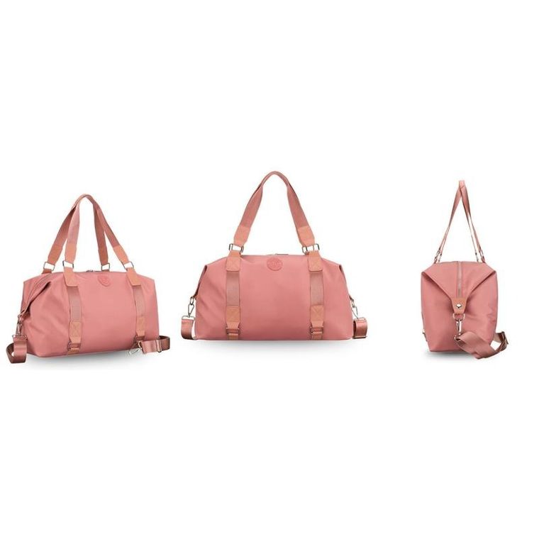 Peterson, torba sportowa, 1-komorowa, różowa