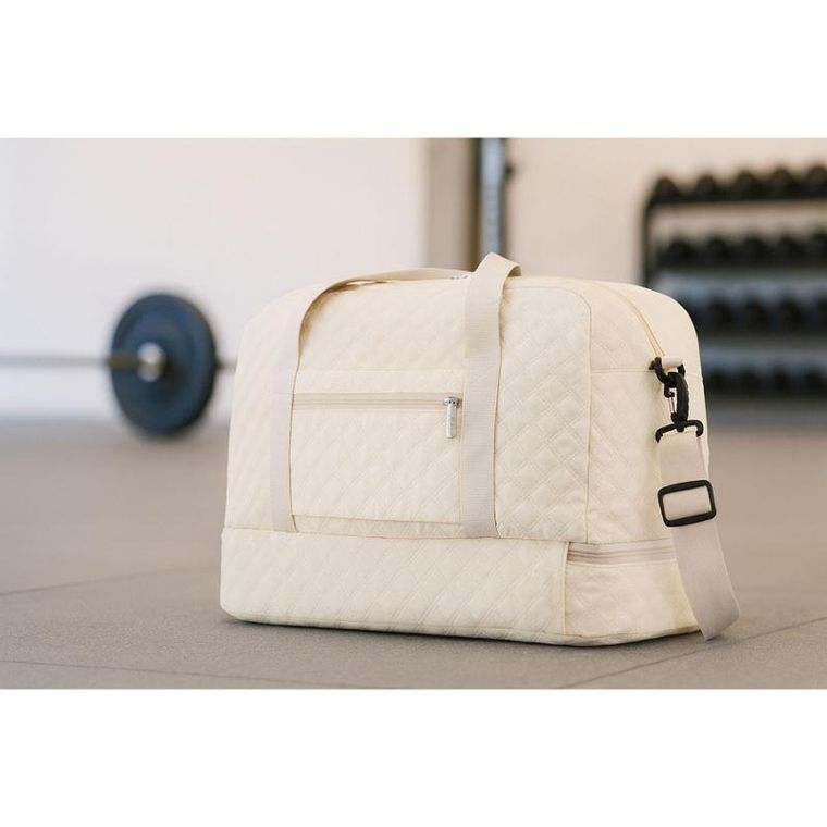 Peterson, torba treningowa, 2-komorowa, beżowa