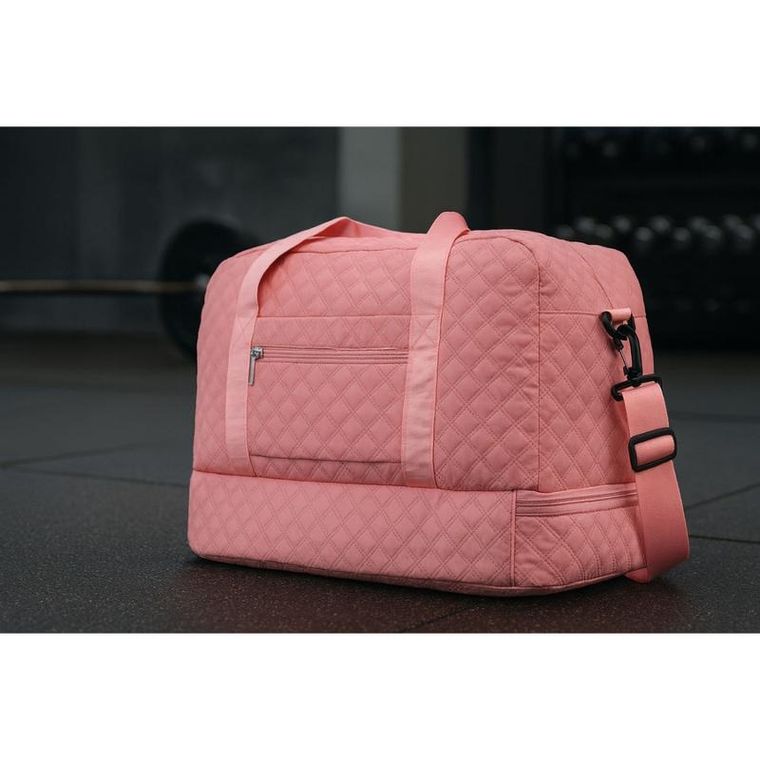 Peterson, torba treningowa, 2-komorowa, różowa