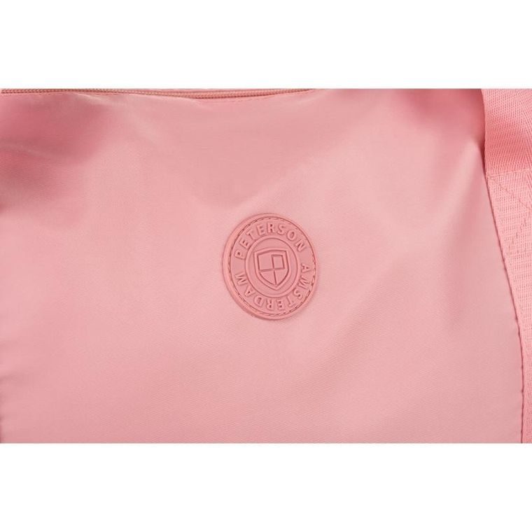 Peterson, torba weekendowa, z uchwytami, różowa