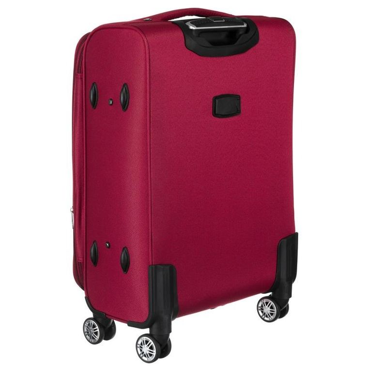 Peterson, walizka kabinowa, czerwono-niebieska, 58 cm