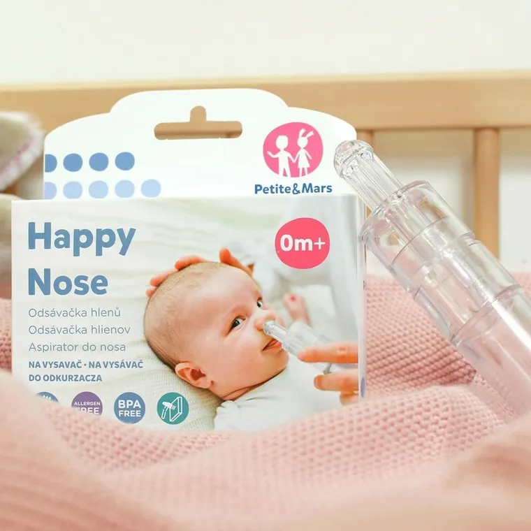 Petite&Mars, Happy Nose, aspirator do nosa, 0m+