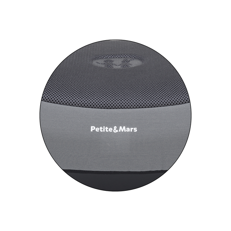 Petite&Mars, Optimus Pro, i-Size, podstawka samochodowa, grey air, 125-150 cm