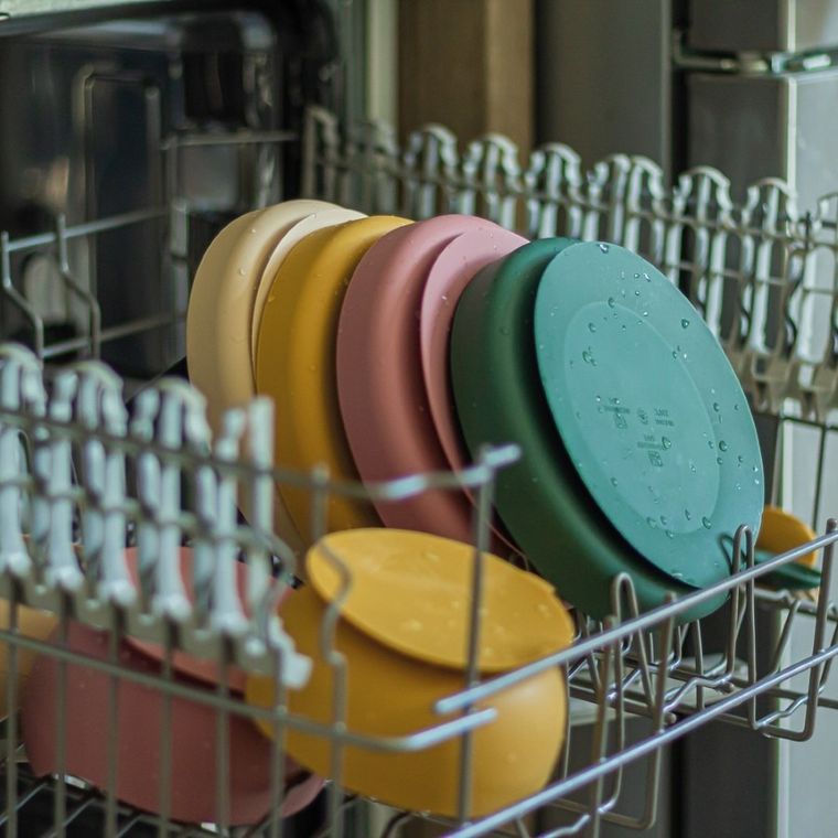 Petite&Mars, Take&Match, silikonowy talerzyk z przyssawką, Dusty Rose, 6m+