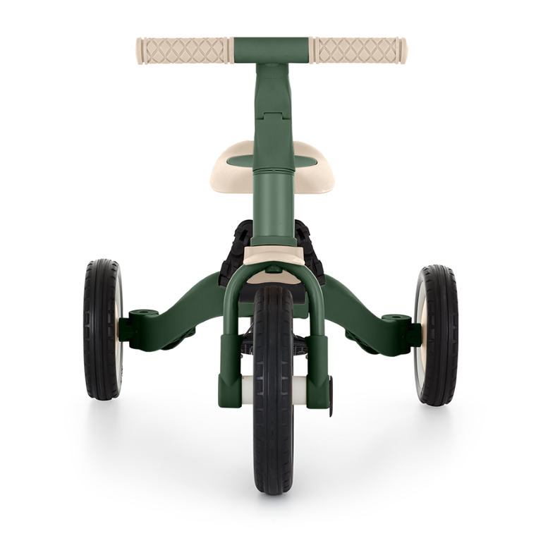 Petite&Mars, Turbo, rowerek trójkołowy 5w1, Misty Green