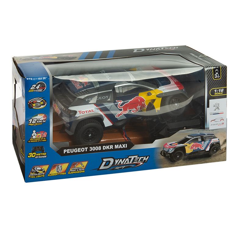 Peugeot 3008 RedBull Dakar Maxi, pojazd zdalnie sterowany, 1:16