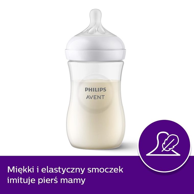 Philips Avent, Responsywne Butelki Natural, butelka, 260 ml