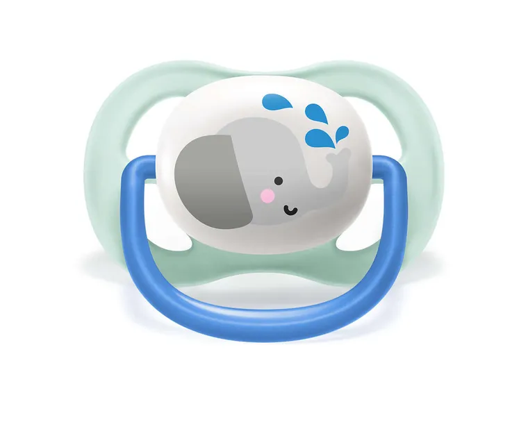 Philips Avent, Ultra Air, Animals, smoczek uspokajający, 0-6m, boy, 2 szt.