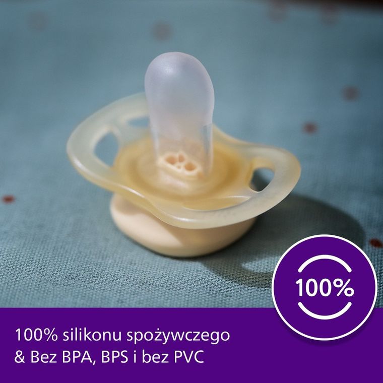 Philips Avent, Ultra Start, smoczek ortodontyczny, 0-2 m, 2 szt.