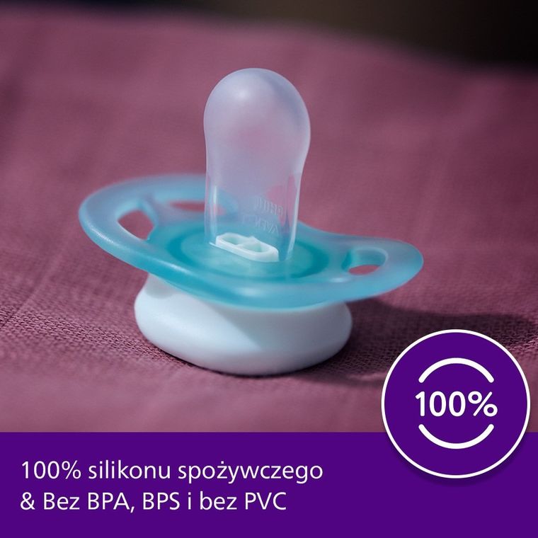 Philips Avent, Ultra Start, smoczek ortodontyczny, 0-2 m, 2 szt.
