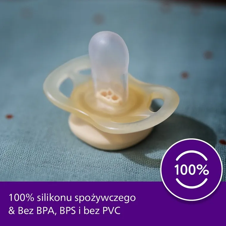 Philips Avent, Ultra Start, smoczek ortodontyczny, 0-2 m, 2 szt.