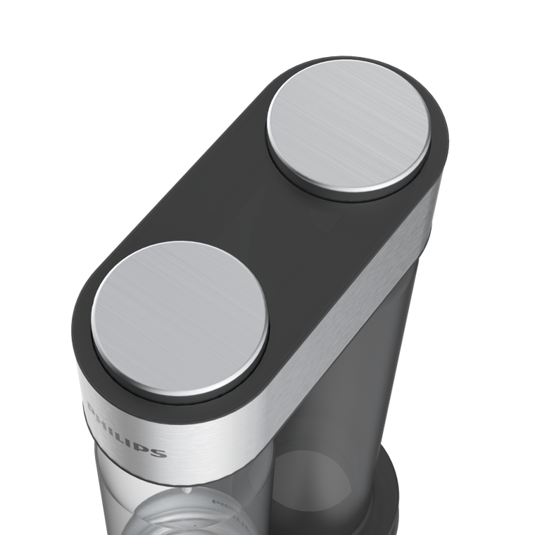 Philips, GoZero, saturator do wody, czarno-srebrny