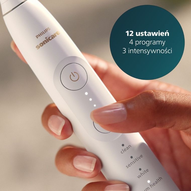 Philips, Sonicare 7100, szczoteczka soniczna z etui, biała, HX7420/01