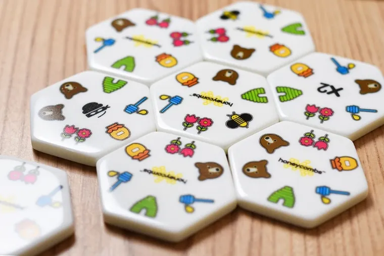 Piatnik, Honeycombs, Plastry Miodu, familijna gra logiczna