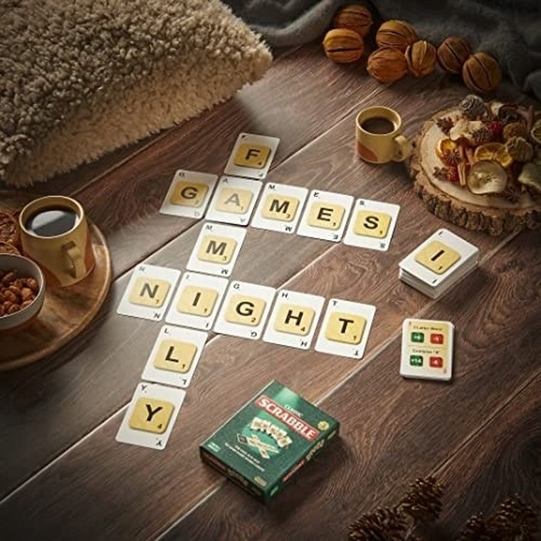 Piatnik, Scrabble, wersja angielska, gra karciana
