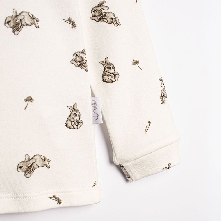 Piżama dziewczęca, beżowa, Nicol