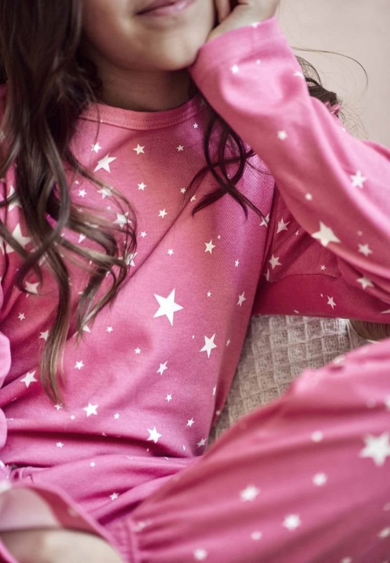 Piżama dziewczęca, różowa, Eryka, Taro