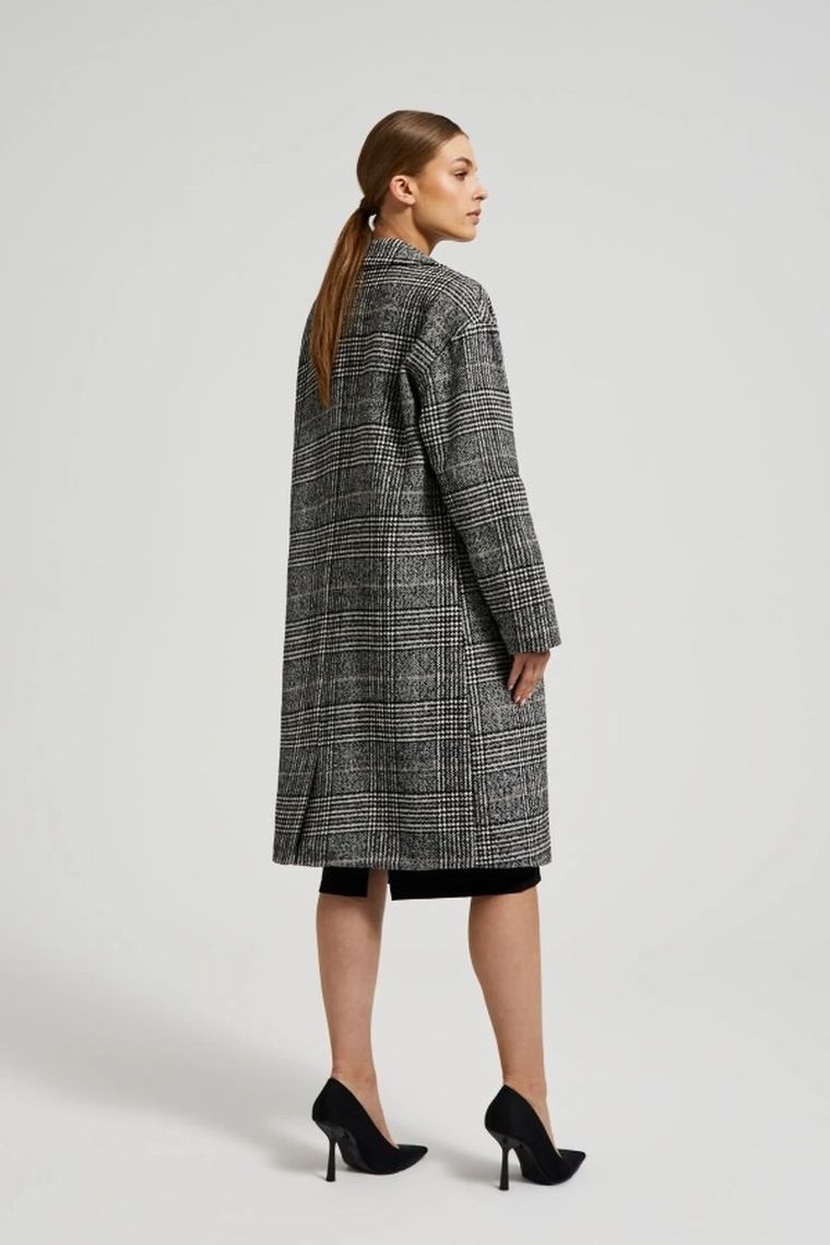 Płaszcz damski, szary, Moodo