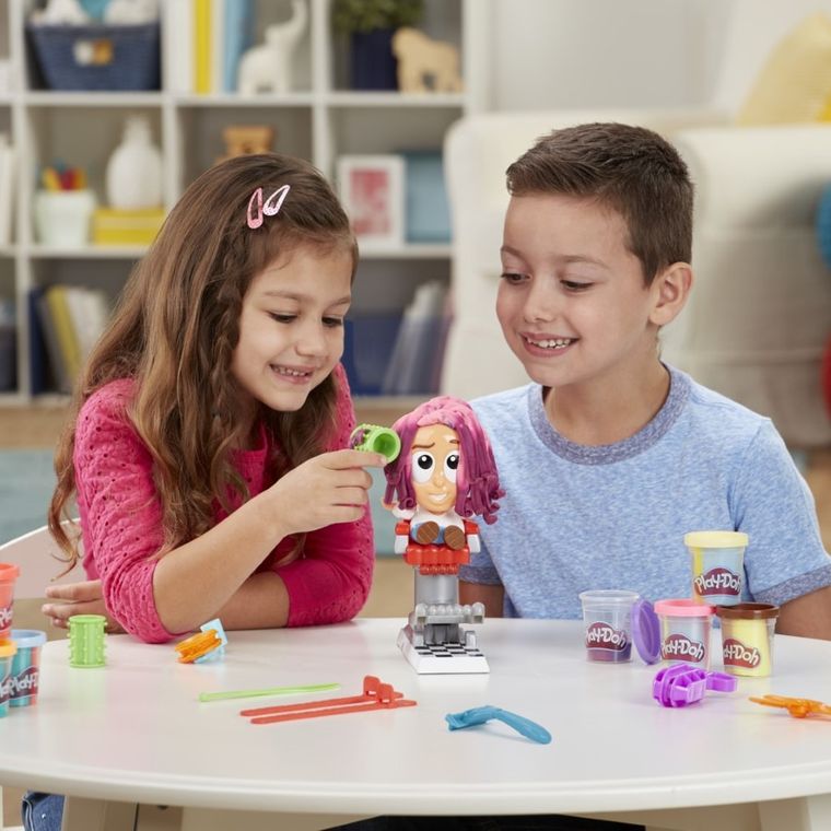 Play-Doh, Fryzjer, 8 tub, zestaw kreatywny