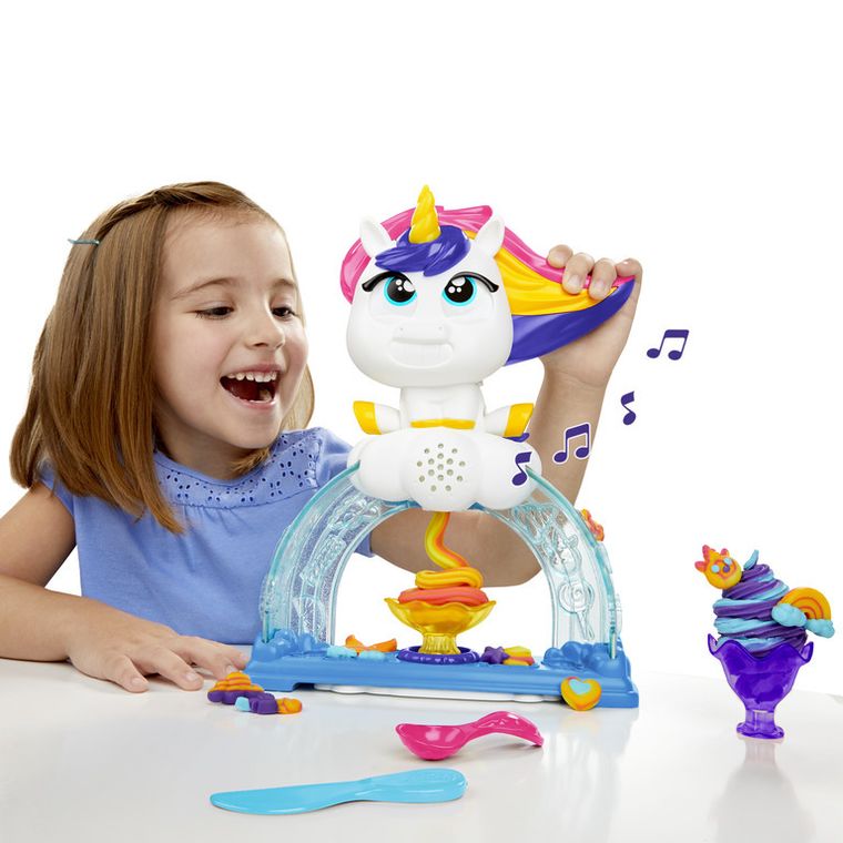 Play-Doh, Przesłodki jednorożec, 3 tuby i akcesoria