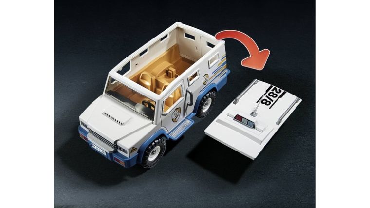Playmobil, Action Heroes, Transporter pieniędzy, 71597