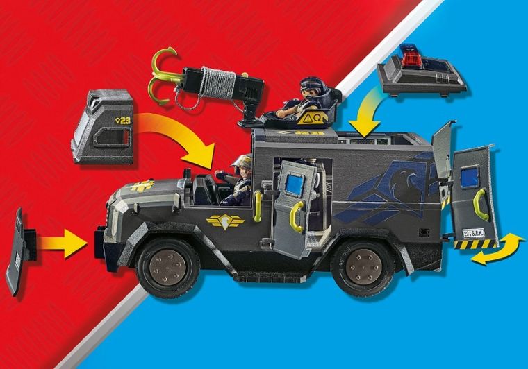 Playmobil, City Action, Pojazd terenowy jednostki specjalnej, 71144