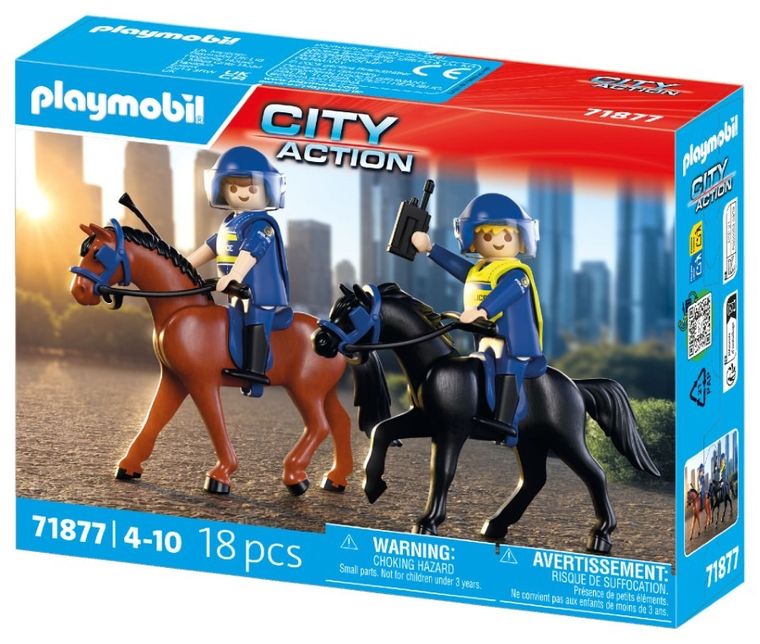Playmobil, City Action, Policja konna, 71877