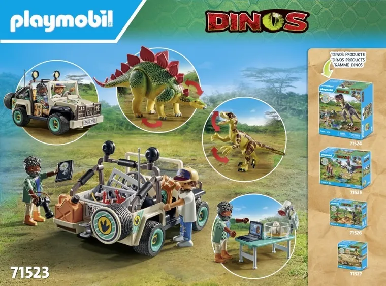 Playmobil, Dinos, Obóz badawczy z dinozaurami, 71523