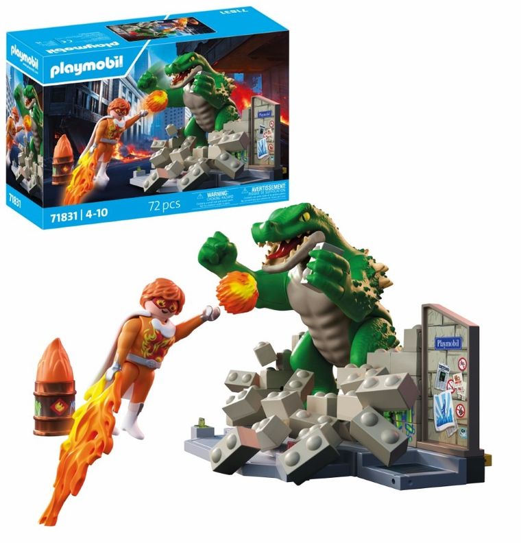 Playmobil, Heroes, Bohaterski pojedynek z Jaszczurem, 71831