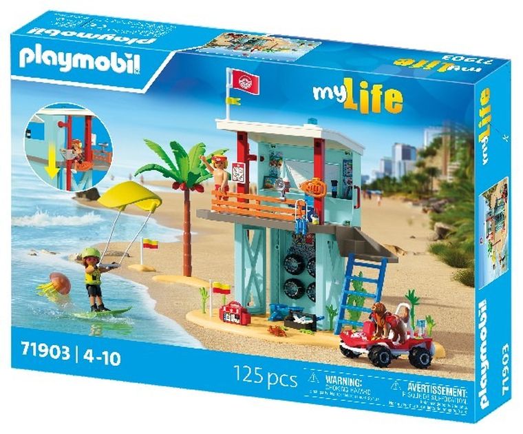 Playmobil, My Life, Wieża Ratownicza i plażowy samochód buggy, 71903