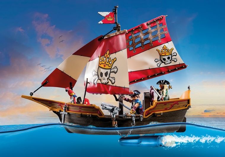 Playmobil, Pirates, Statek piracki, 71418